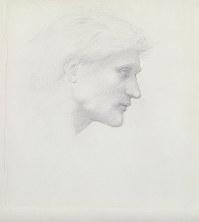 Alessandro di Marco - Kopfstudie von Edward Burne Jones